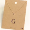 Fame Accessories Mini Initial G Necklace Necklaces 1 Fame Accessories Mini Initial G Necklace Necklaces