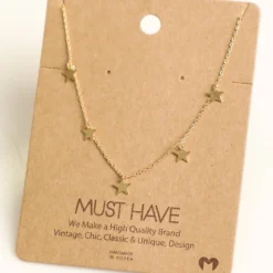 Fame Accessories Star Charm Necklace Necklaces