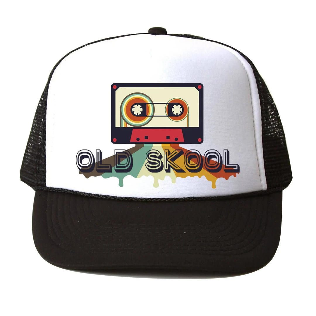 Bubu Old Skool Casette Trucker Hat Headwear 3 Bubu Old Skool Casette Trucker Hat Headwear