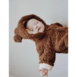 Eli + Nev Chocolate Bear Romper Overalls + Rompers
