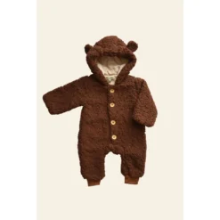 Eli + Nev Chocolate Bear Romper Overalls + Rompers