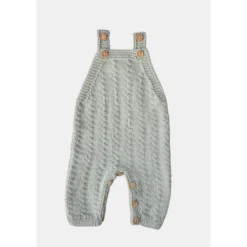 Eli + Nev Knits Blue Sage Knit Overalls