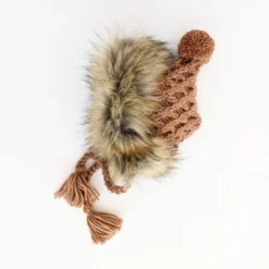 Huggalugs Pecan Fur Bonnet Headwear