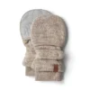 Goumi Kids Preemie + Newborn Pecan Organic Cotton Stay On Mittens