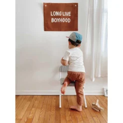 Imani Collective Rust Long Live Boyhood Banner Decor