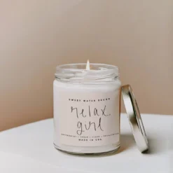 Sweet Water Decor Relax Girl Soy Candle