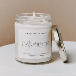 Sweet Water Decor Relaxation Soy Candle Apothecary