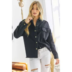 J+j Outerwear Black Rock + Roll Jacket