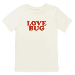 Tenth + Pine Love Bug Red + Natural Organic Tee