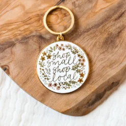 Elyse Breanne Designs Shop Small Metal Keychain