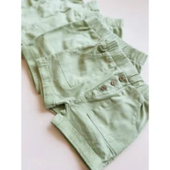 Eli + Nev Bottoms Mint Green Button Shorts