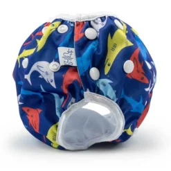 Beau + Belle Littles Sharks Reusable Swim Diaper