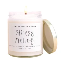 Sweet Water Decor Apothecary Stress Relief Soy Candle