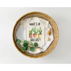 Love You A Latte Shop What's Up Succas Natural Onesie