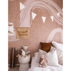 Imani Collective Decor Peach You Are My Sunshine Banner