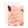 Fox + Fallow Freakin' Super Woman Greeting Card