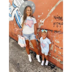 Gina Tees Pink Texas State Tee