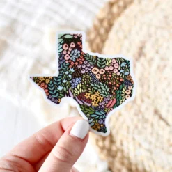 Elyse Breanne Designs Texas Floral State Sticker