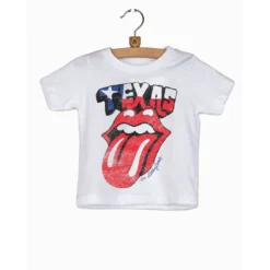 Livylu Texas Flag Rolling Stones Tee