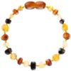 Powell's Owl Amber Baroque Unpolished Multi Four Color Bracelet