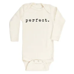 Tenth + Pine Perfect Black + Natural Organic Long Sleeve Onesie Bodysuits