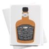Onderkast Party Time Happy Birthday Whiskey Bottle Greeting Card 2 Onderkast Party Time Happy Birthday Whiskey Bottle Greeting Card