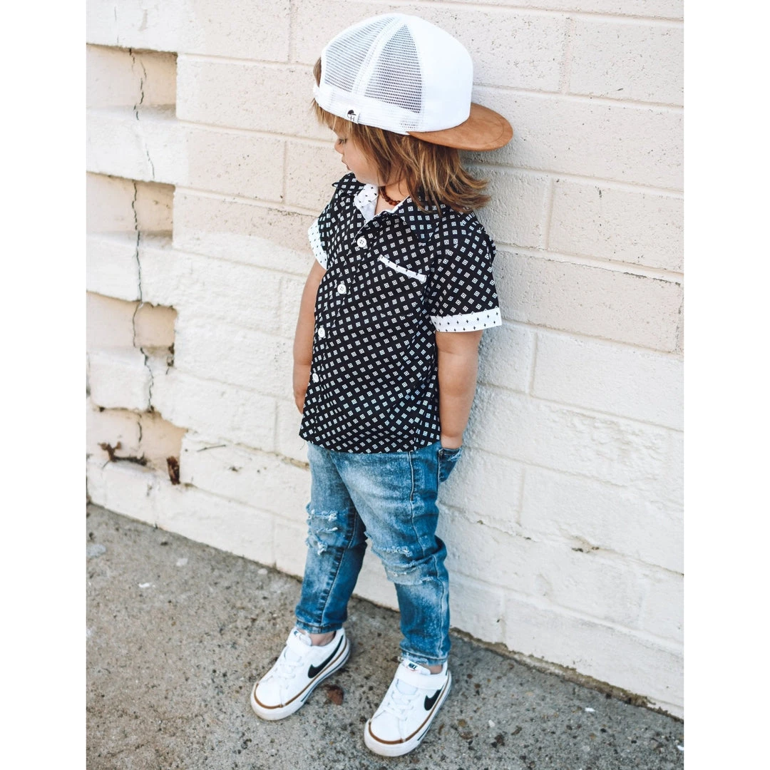 George Hats White + Tan Trucker Hat 5 George Hats White + Tan Trucker Hat